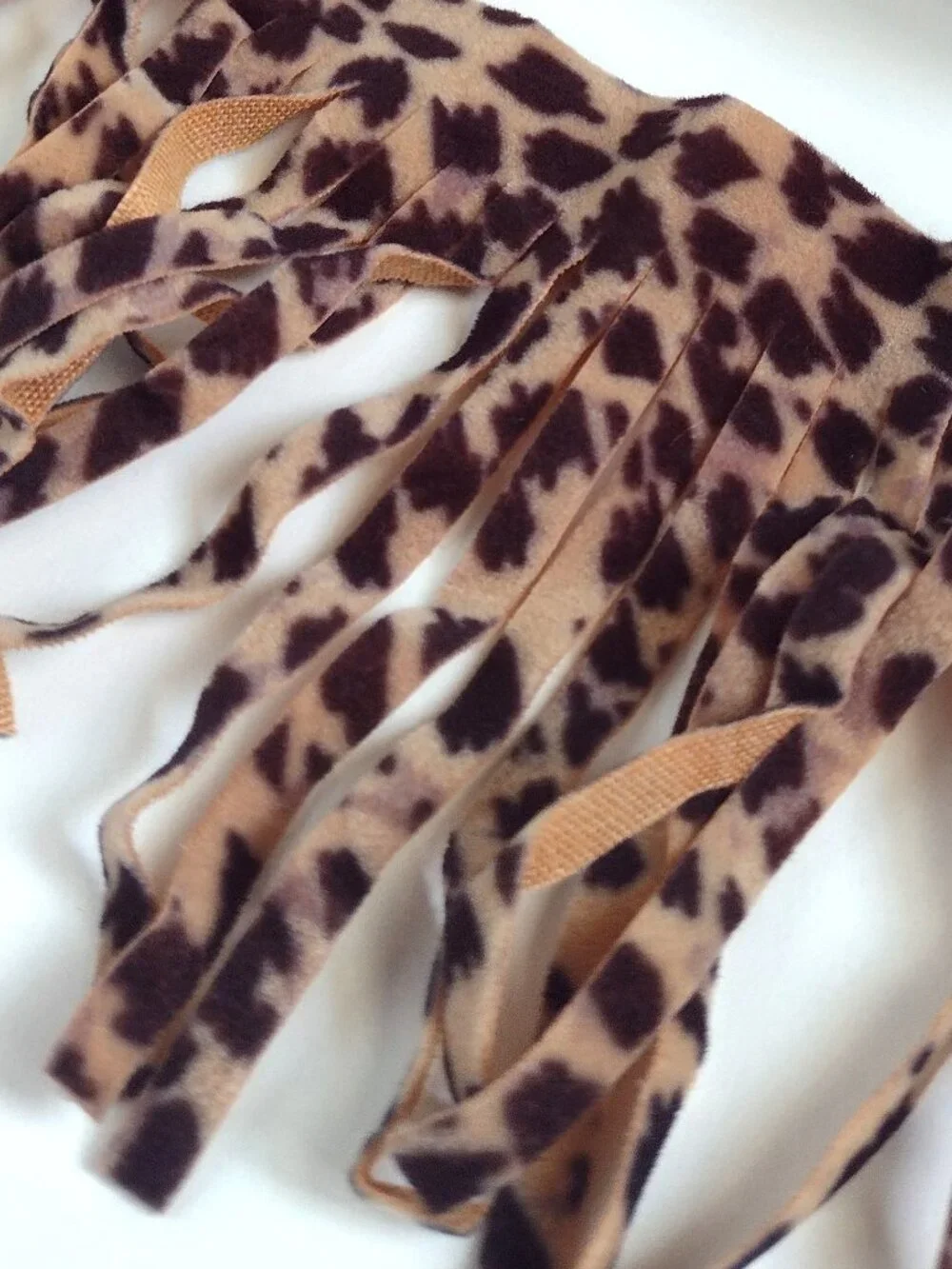 Animal Print Trim Ribbon lot of 3, spots stripes, grosgrain smooth-face jacquard